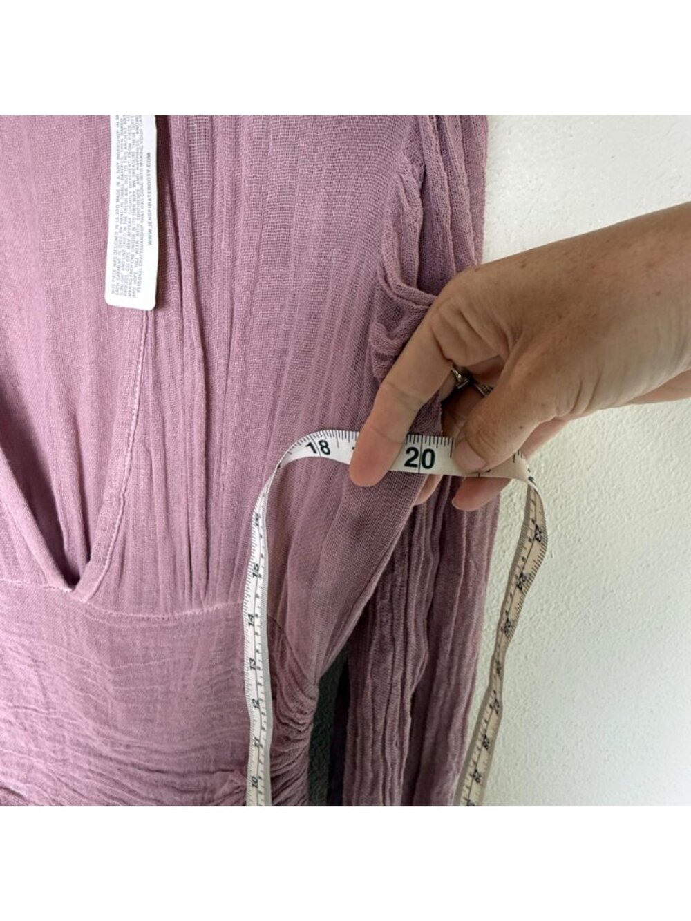 NWT Jens Pirate Booty 'Lapis Maxi Amethyst Long-Sleeve Maxi BOHO Dress Sz M - Picture 7 of 9